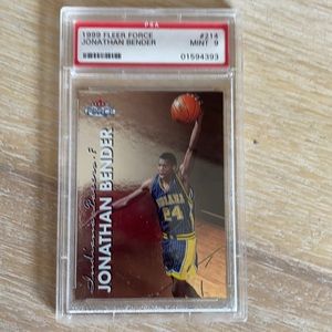 1999 FLEER FORCE JOHNATHAN BENDER & DETLEF S. card